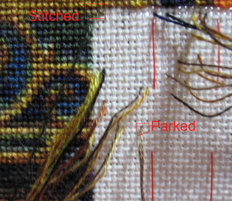 Cross Stitch Parking Guide a sewing how to with video