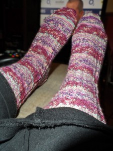 First pair of finished socks